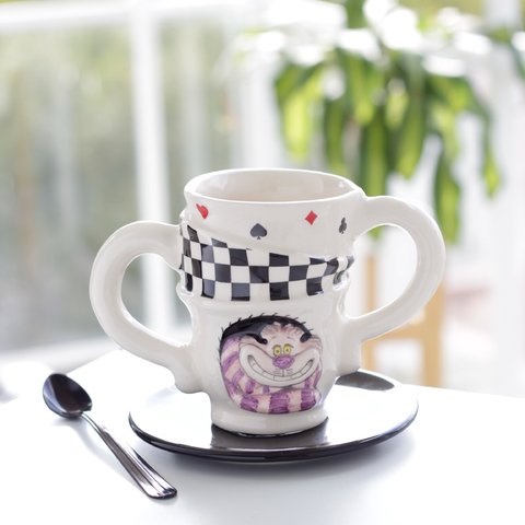 TAZA PREMIUM ALICA CON GATO