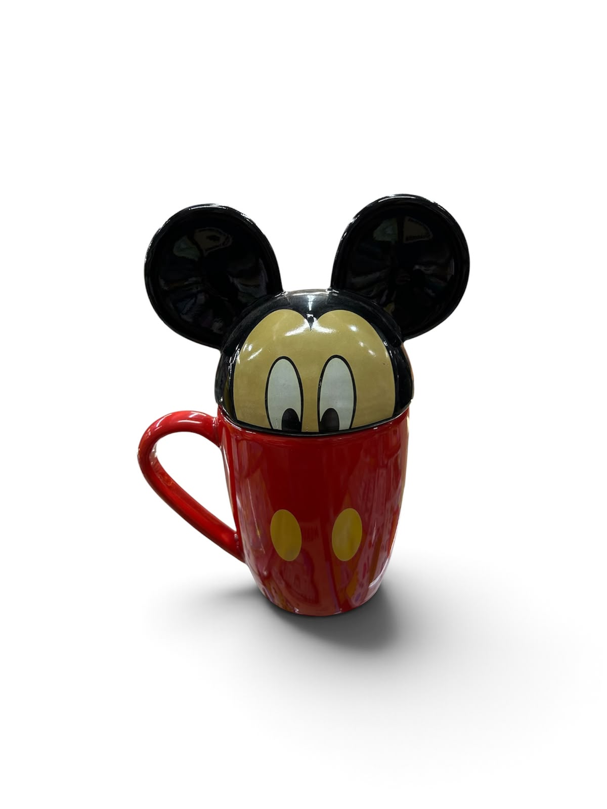 TAZA CON TAPA PERSONAJES - MICKEY MOUSE