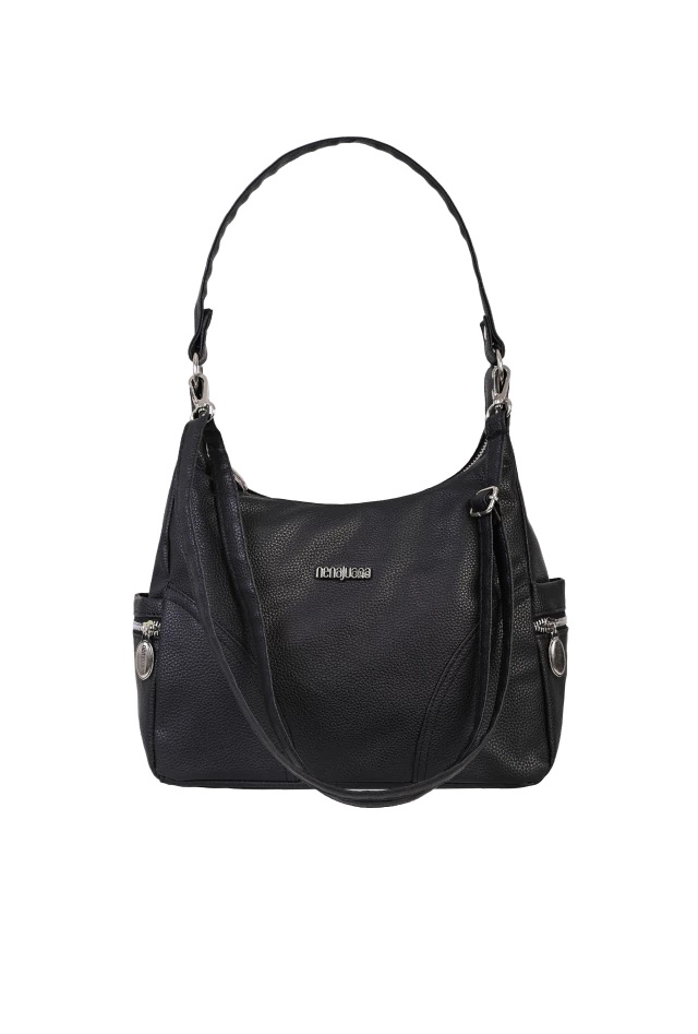 BANDOLERA DOBLE CORREA - NEGRO