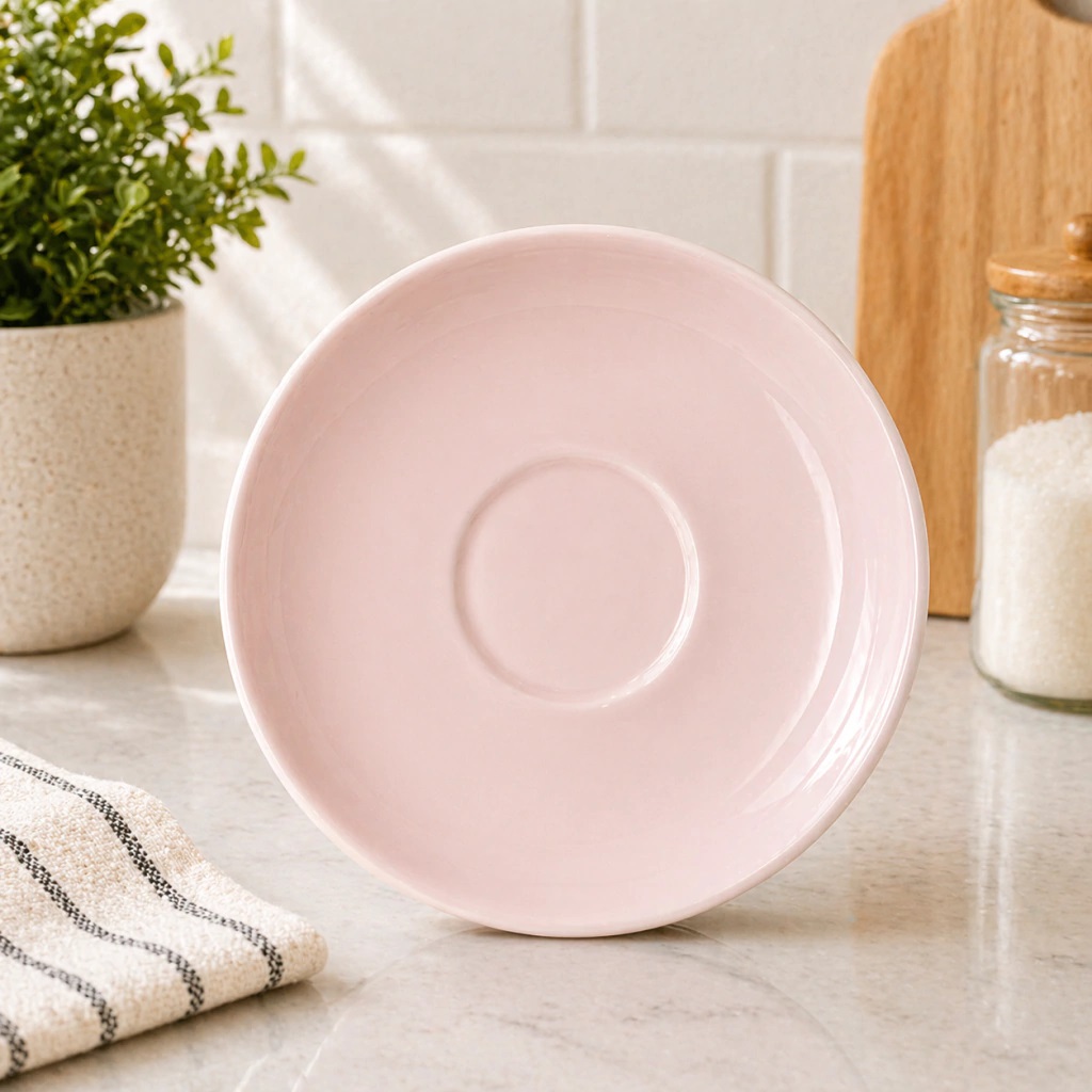 PLATO DE TE - ROSA