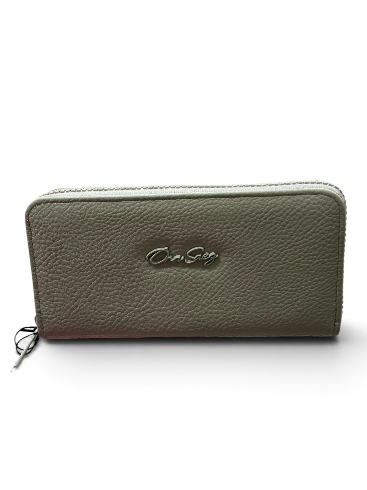 BILLETERA DAMA SIMPLE - GRIS CROCCO